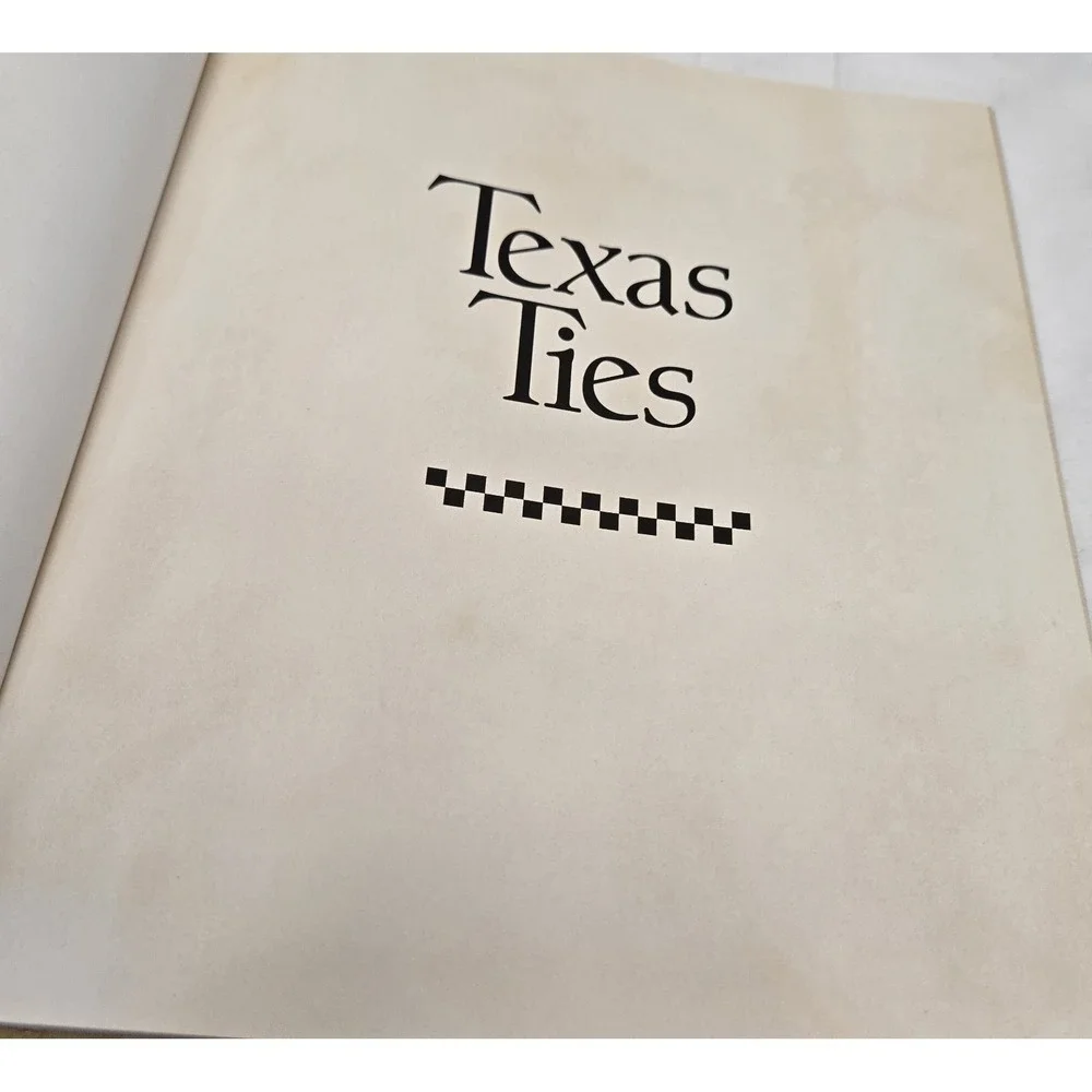 TEXAS TIES Cookbook, Junior‎ League of North Harris County SPRING TX (1997) GUC